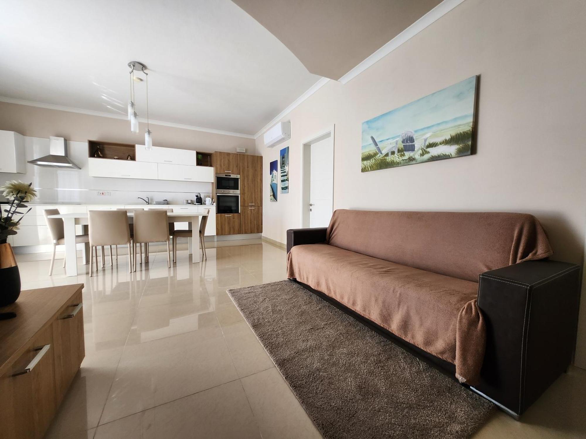 Riviera Holiday Apartments - Seafront - Wifi 马尔萨斯卡拉 外观 照片